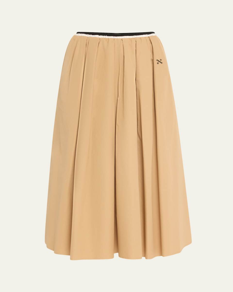 Summer Wine Elastic Waist Circle Skirt